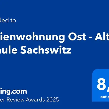 West - Alte Schule Sachswitz Apartment